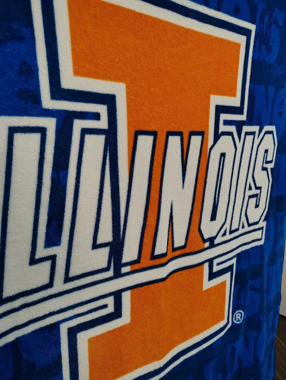 NORTHWEST University Of Illinois Original 2013 Illinois Fighting Illini Blanket